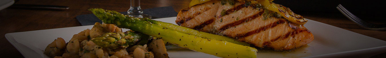 Mouth Watering Salmon Steak with Grilled Asparagus